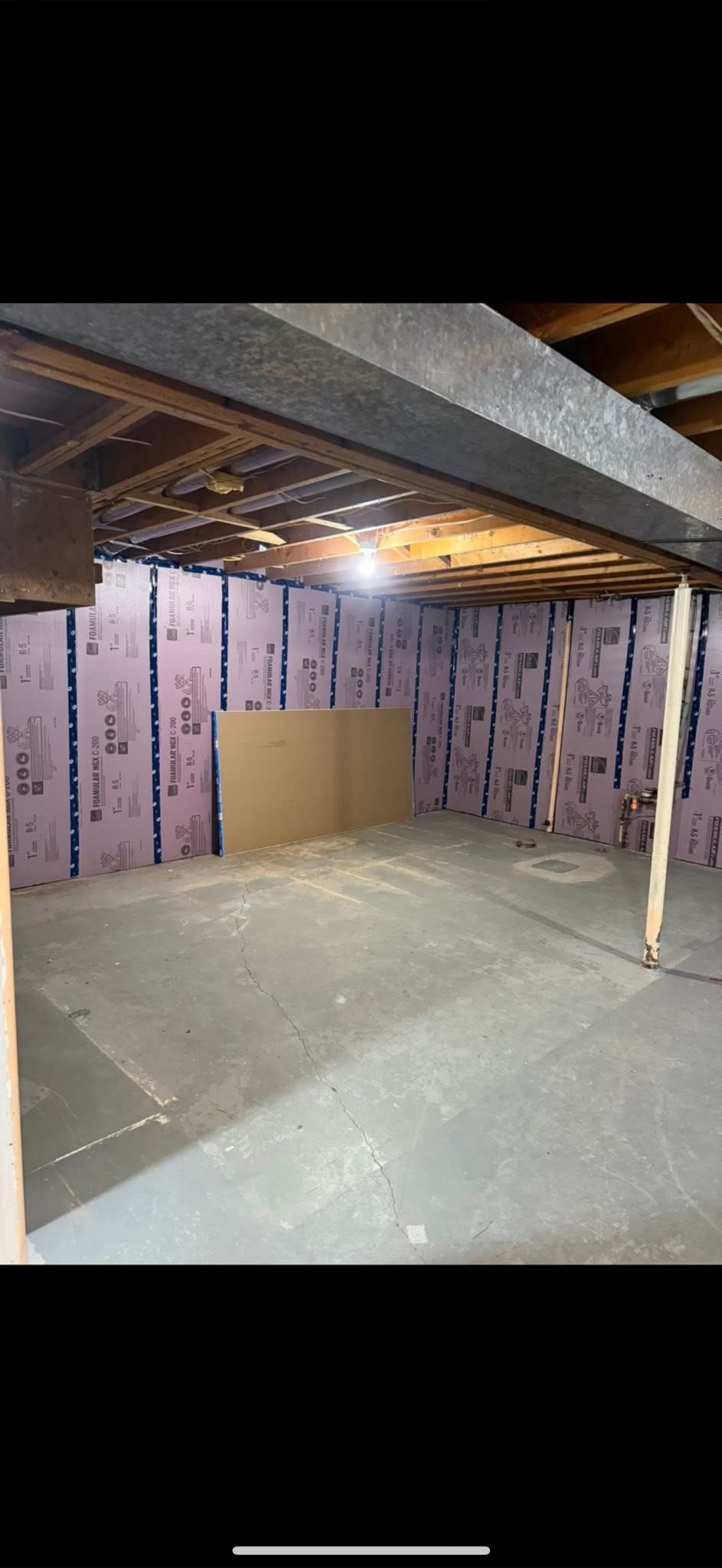 Interior renovation underway in a Grande Prairie home